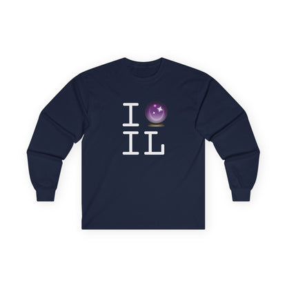 "I Predict the Future (Crystal Ball) of Illinois" Long Sleeve Shirt