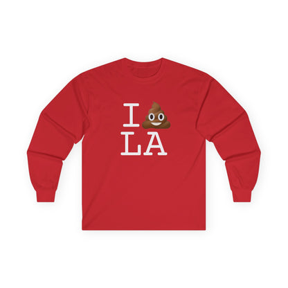 "I Poop in Louisiana" Long Sleeve Shirt