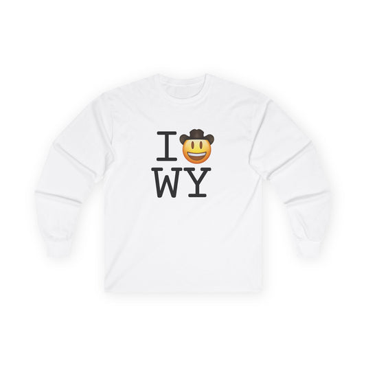 "I'm a Cowboy or Cowgirl in Wyoming" Long Sleeve Shirt