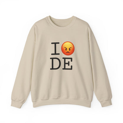 "I'm Angry about Delaware" Sweatshirt