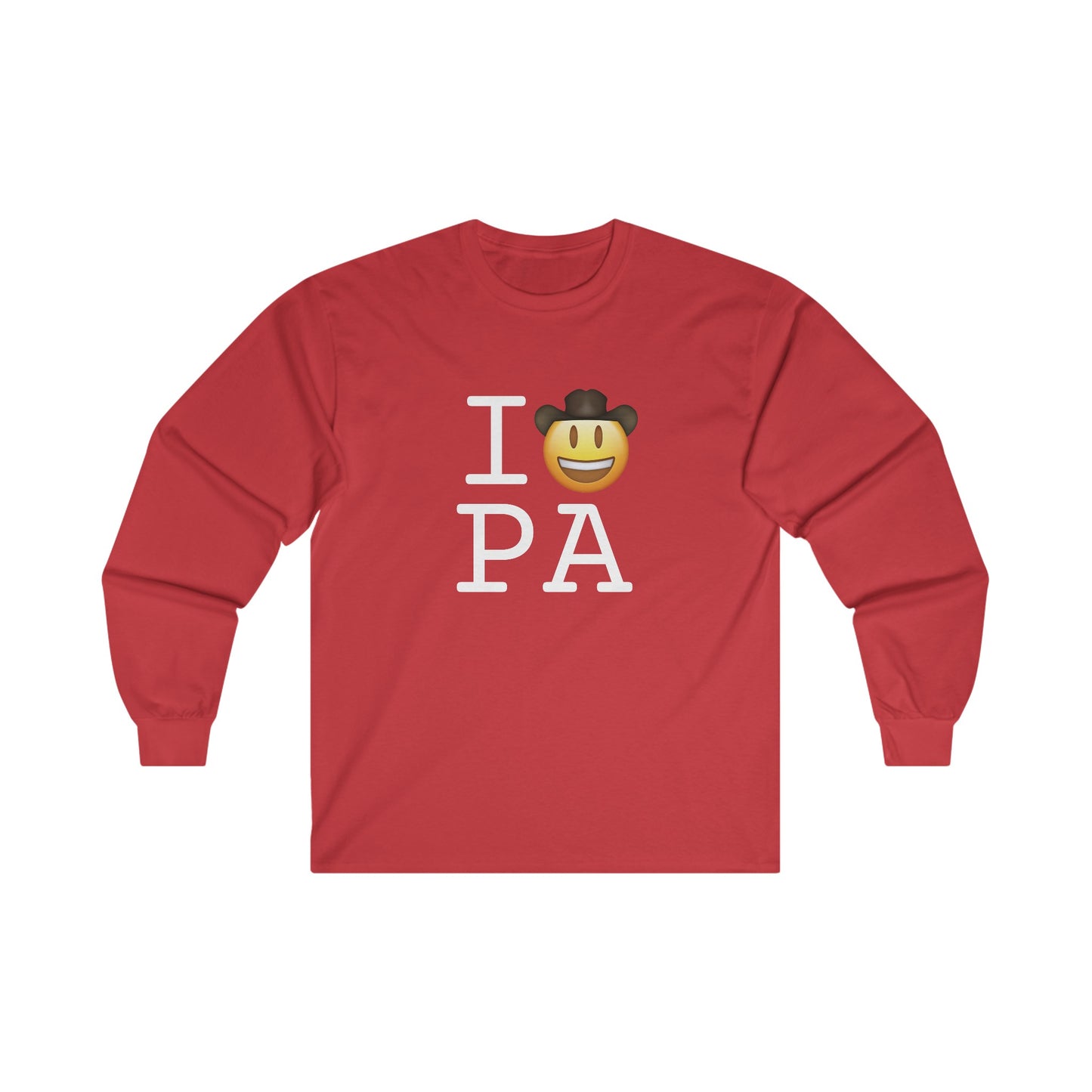 "I'm a Cowboy or Cowgirl in Pennsylvania" Long Sleeve Shirt
