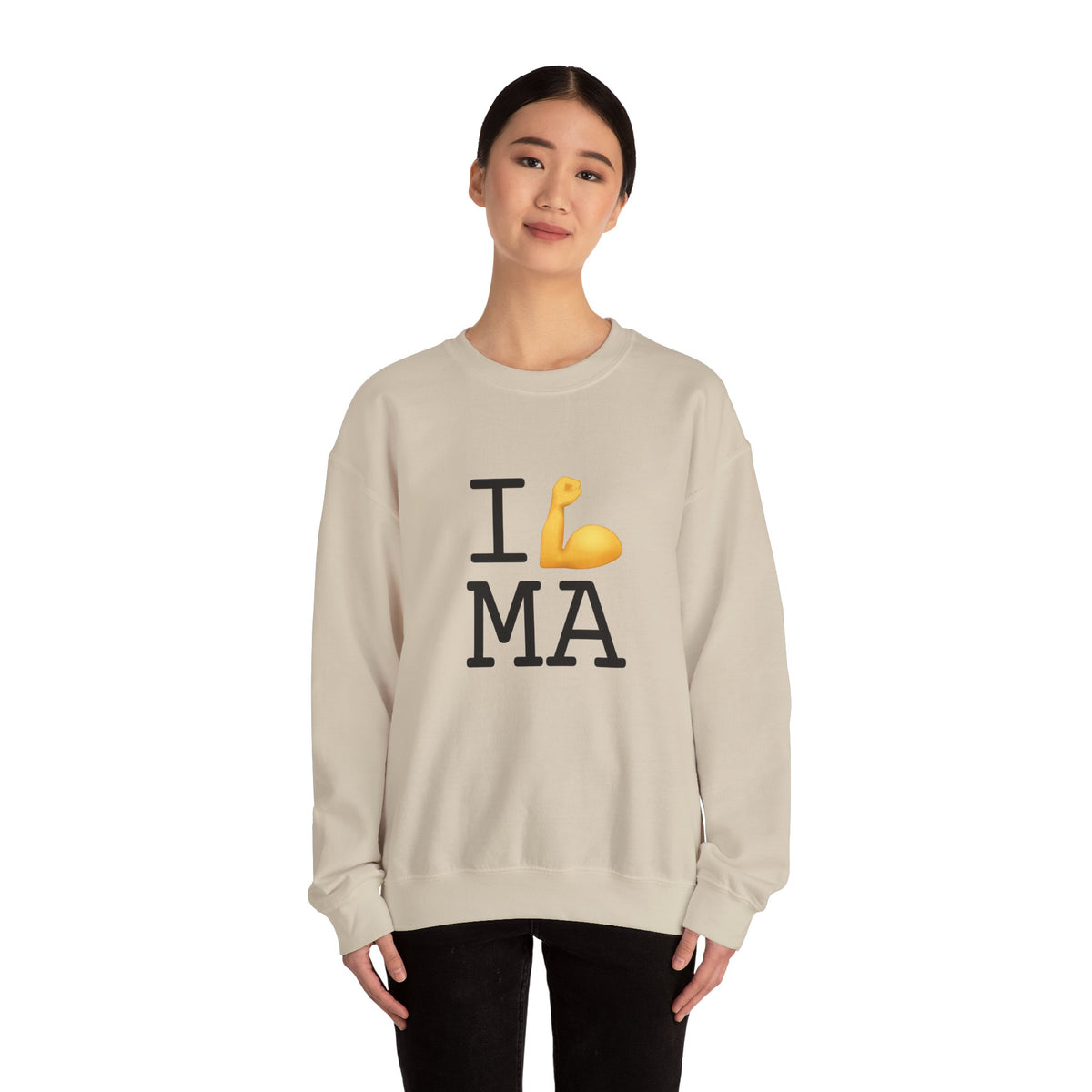 "I Flex in/on Massachusetts" Sweatshirt