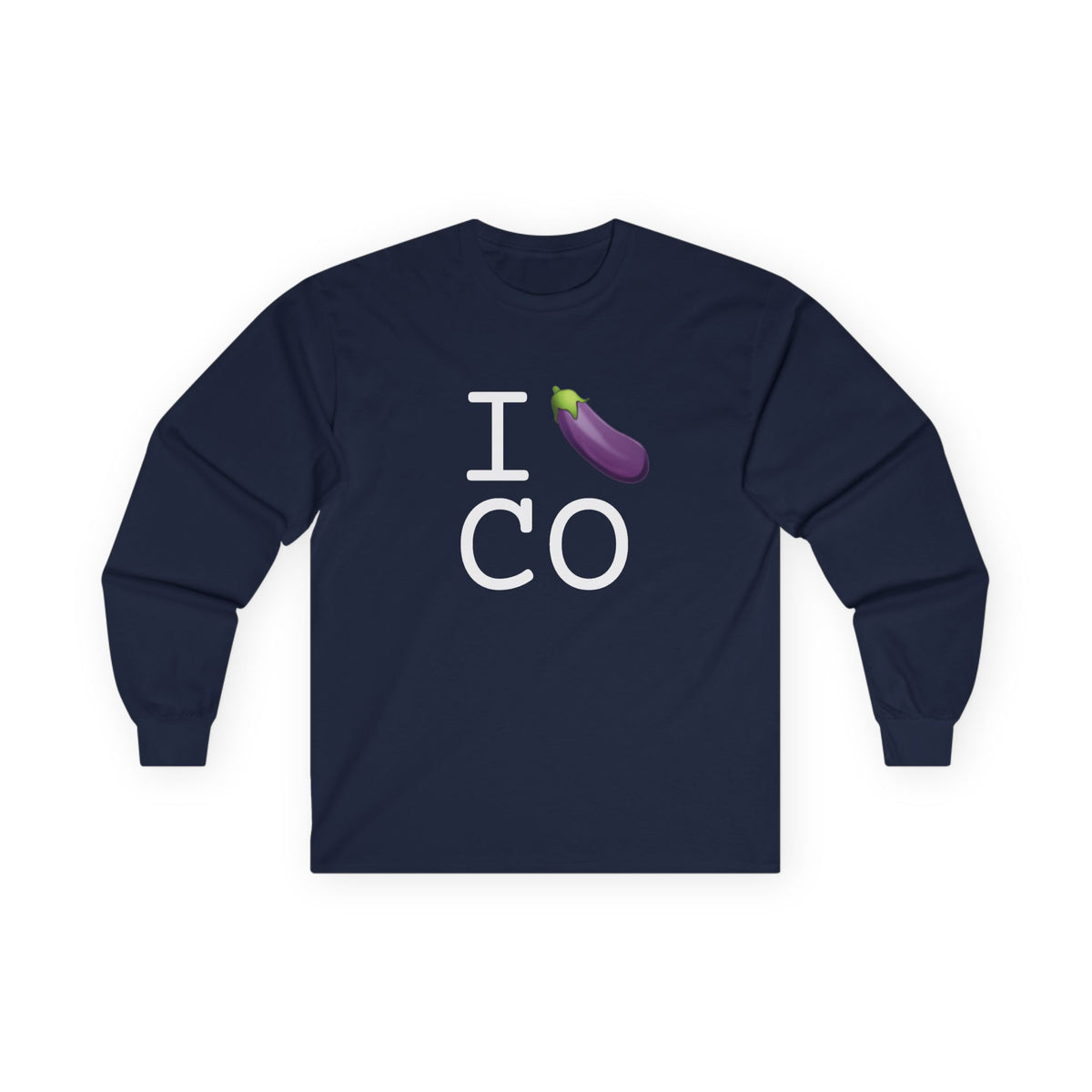 "I Eggplant Colorado" Long Sleeve Shirt