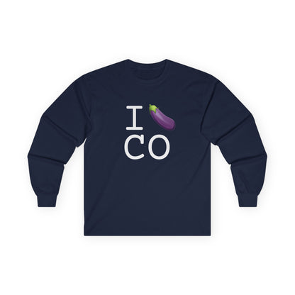 "I Eggplant Colorado" Long Sleeve Shirt