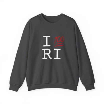 "I Keep it 100 in Rhode Island" Sweatshirt