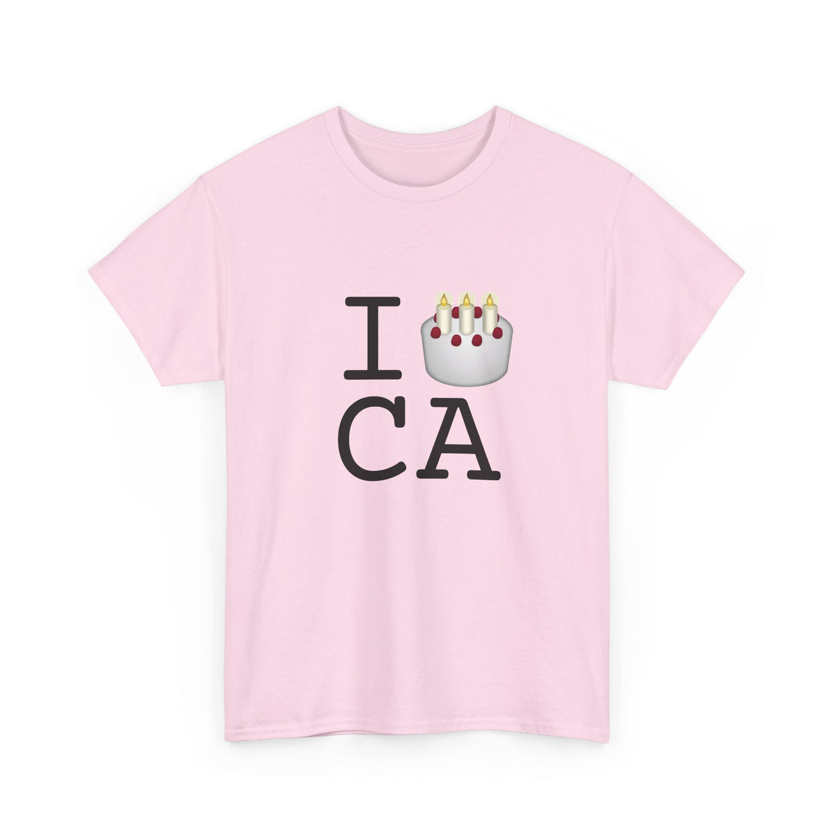 "I Birthday Cake California" Tee