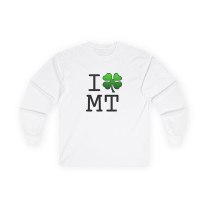 "I'm Lucky (Clover) in Montana" Long Sleeve Shirt