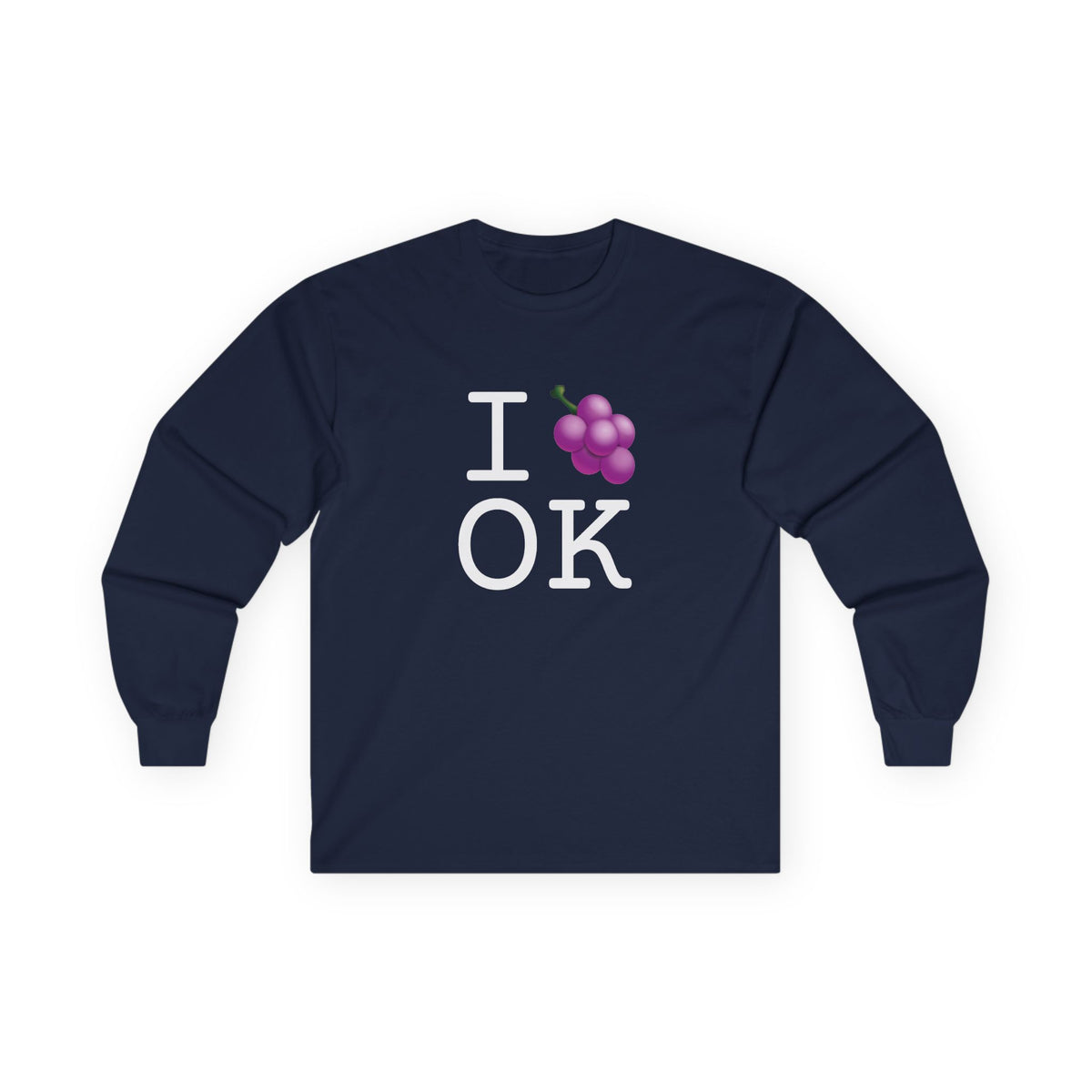 "I Grape Oklahoma" Long Sleeve Shirt