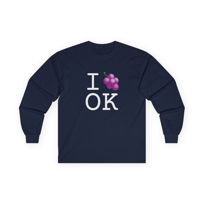 "I Grape Oklahoma" Long Sleeve Shirt