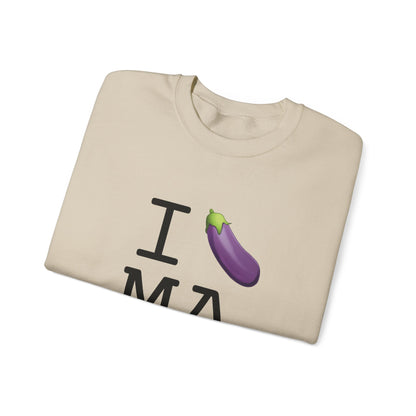 "I Eggplant Massachusetts" Sweatshirt