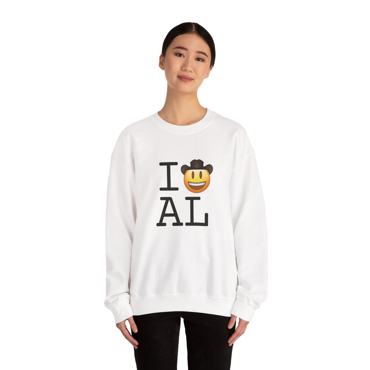 "I'm a Cowboy or Cowgirl in Alabama" Sweatshirt