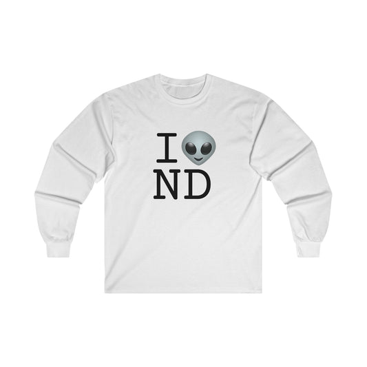 "I Feel Alien in North Dakota" Long Sleeve Shirt