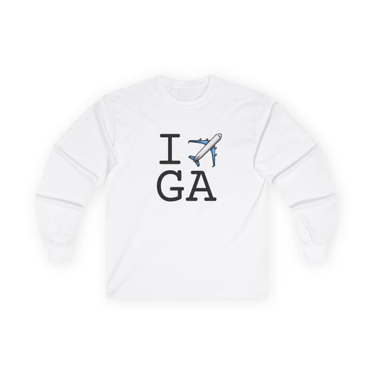 "I Fly Over Georgia" Long Sleeve Shirt
