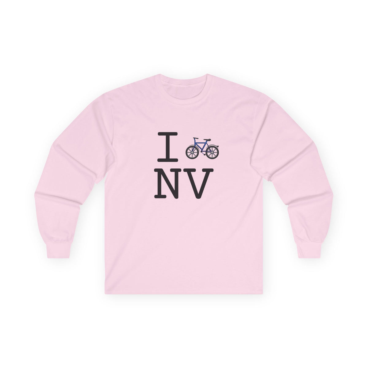 "I Bicycle Nevada" Long Sleeve Shirt