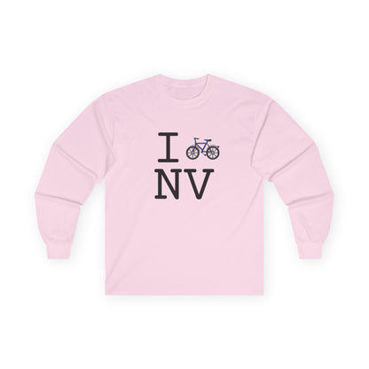 "I Bicycle Nevada" Long Sleeve Shirt