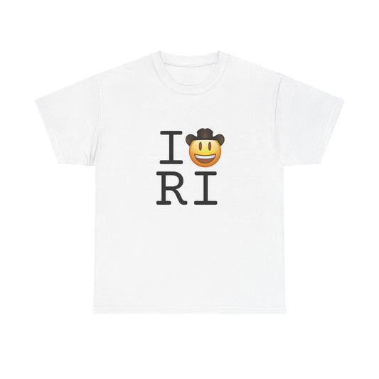 "I'm a Cowboy or Cowgirl in Rhode Island" Tee