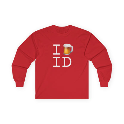 "I Beer Idaho" Long Sleeve Shirt