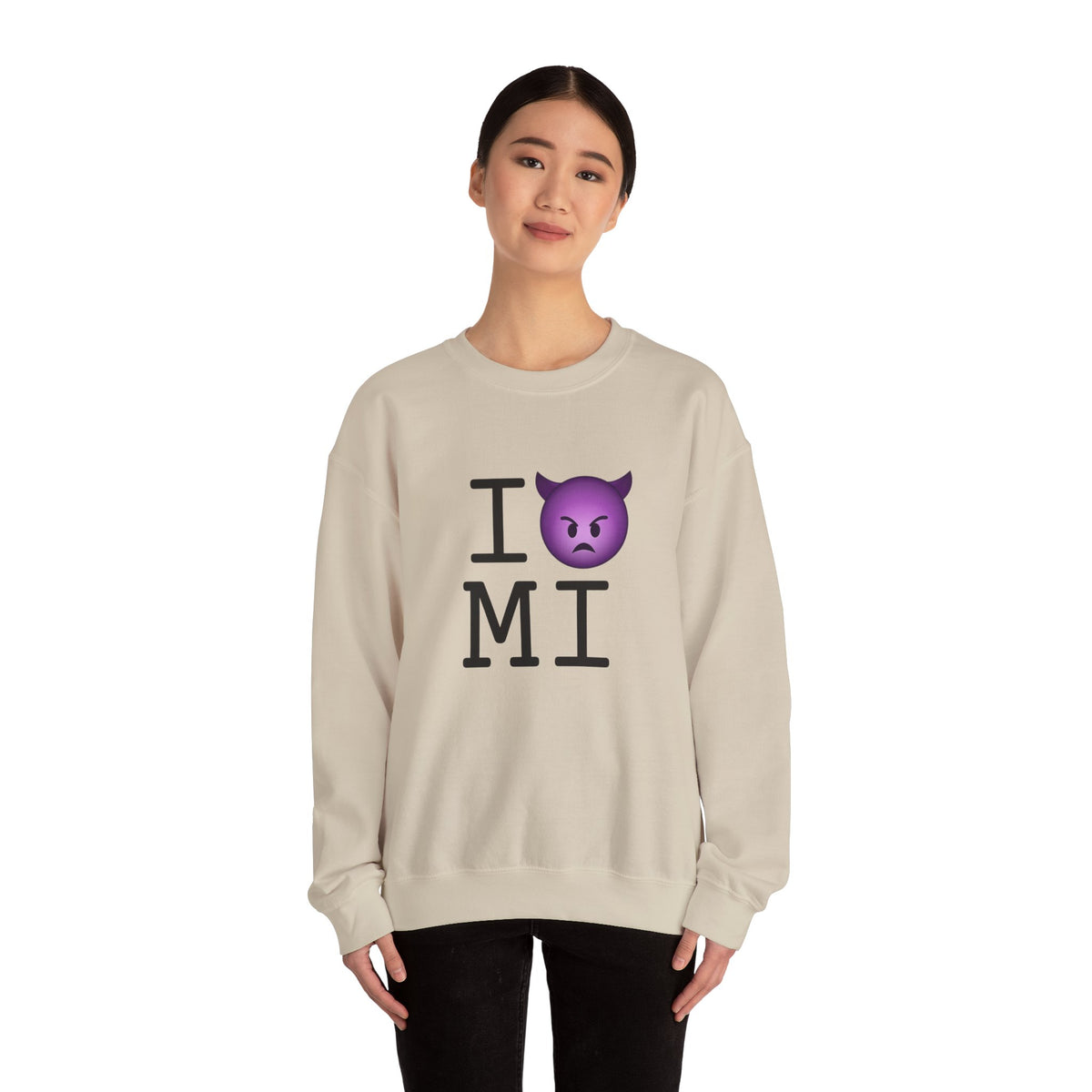 "I'm an Angry Devil about Michigan" Sweatshirt