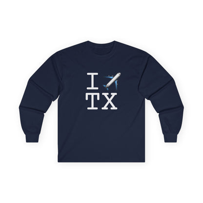 "I Fly Over Texas" Long Sleeve Shirt