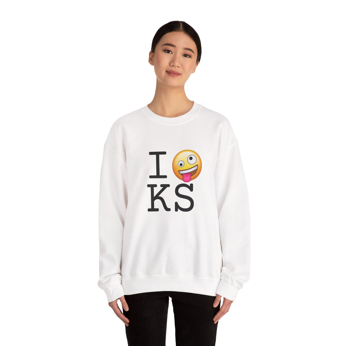 "I'm Crazy about Kansas" Sweatshirt