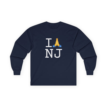"I Pray for New Jersey" Long Sleeve Shirt