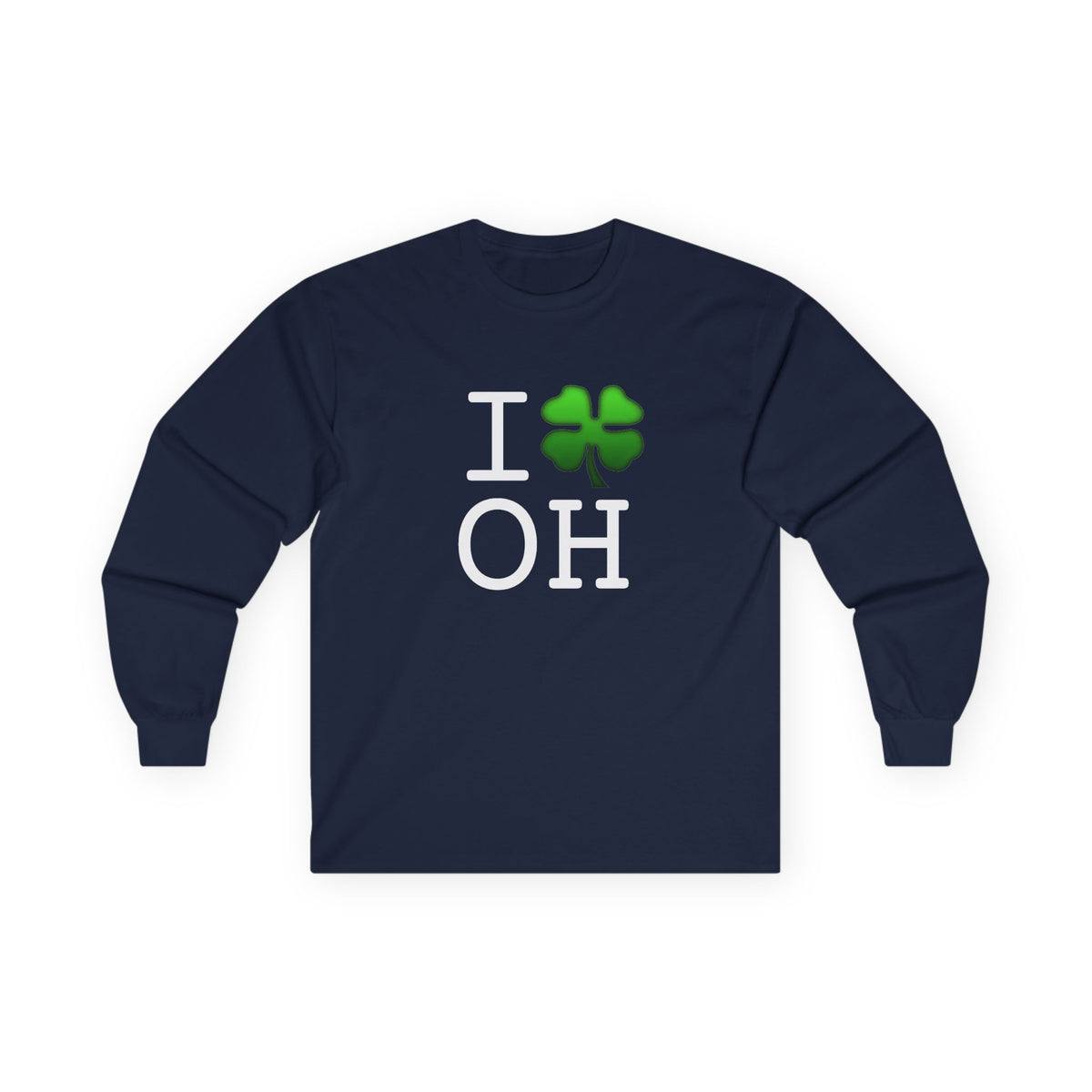 "I'm Lucky (Clover) in Ohio" Long Sleeve Shirt