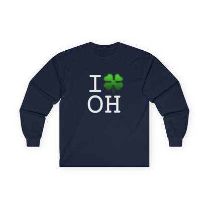 "I'm Lucky (Clover) in Ohio" Long Sleeve Shirt