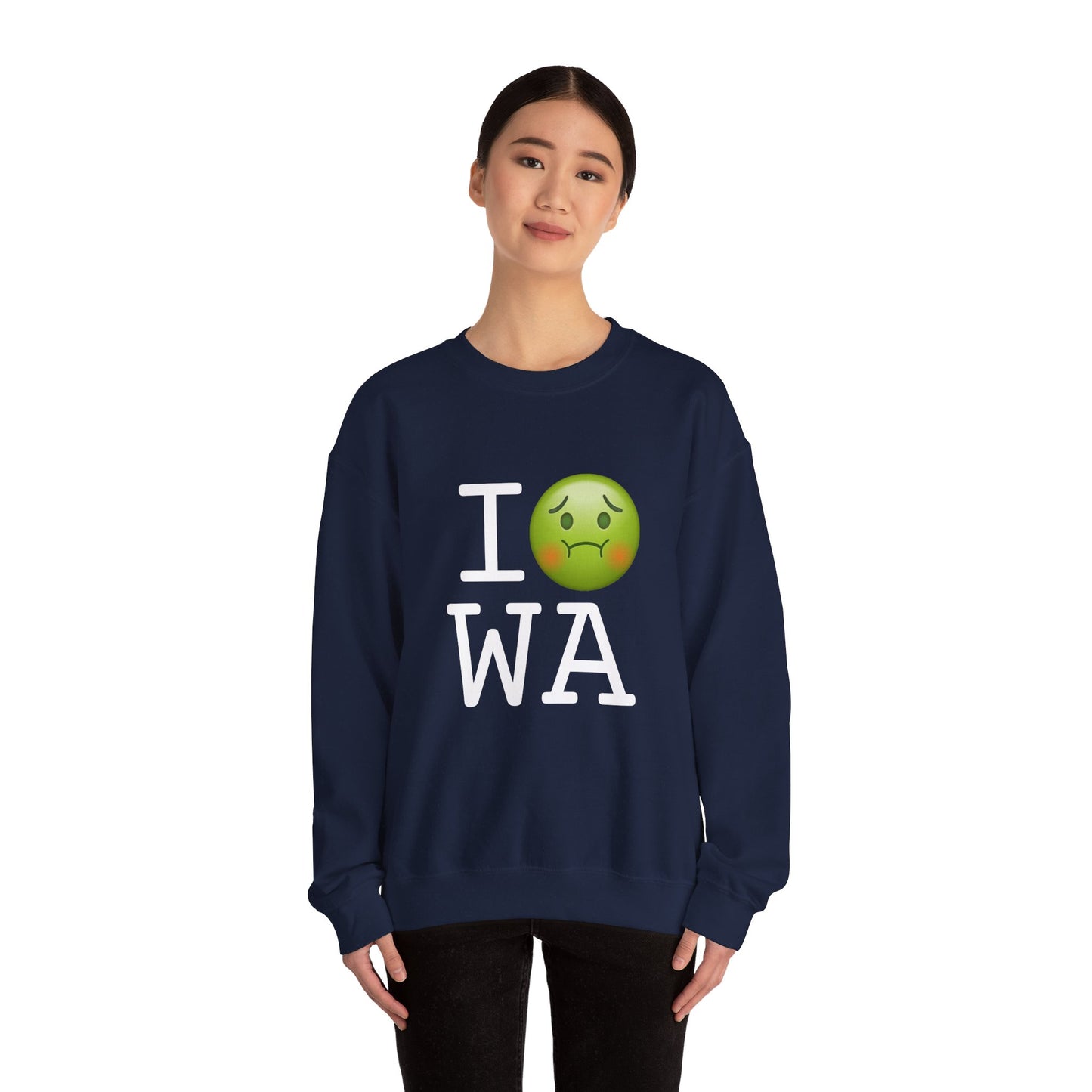"I'm Nauseous about Washington" Sweatshirt