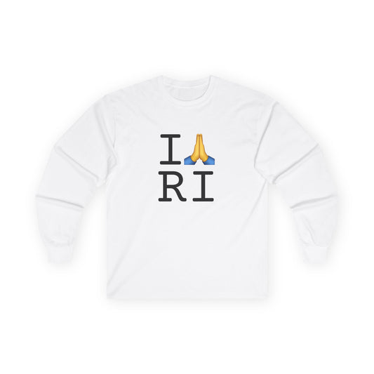 "I Pray for Rhode Island" Long Sleeve Shirt