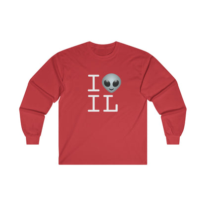 "I Feel Alien in Illinois" Long Sleeve Shirt