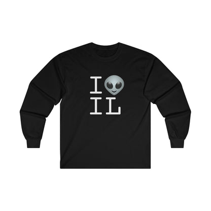 "I Feel Alien in Illinois" Long Sleeve Shirt