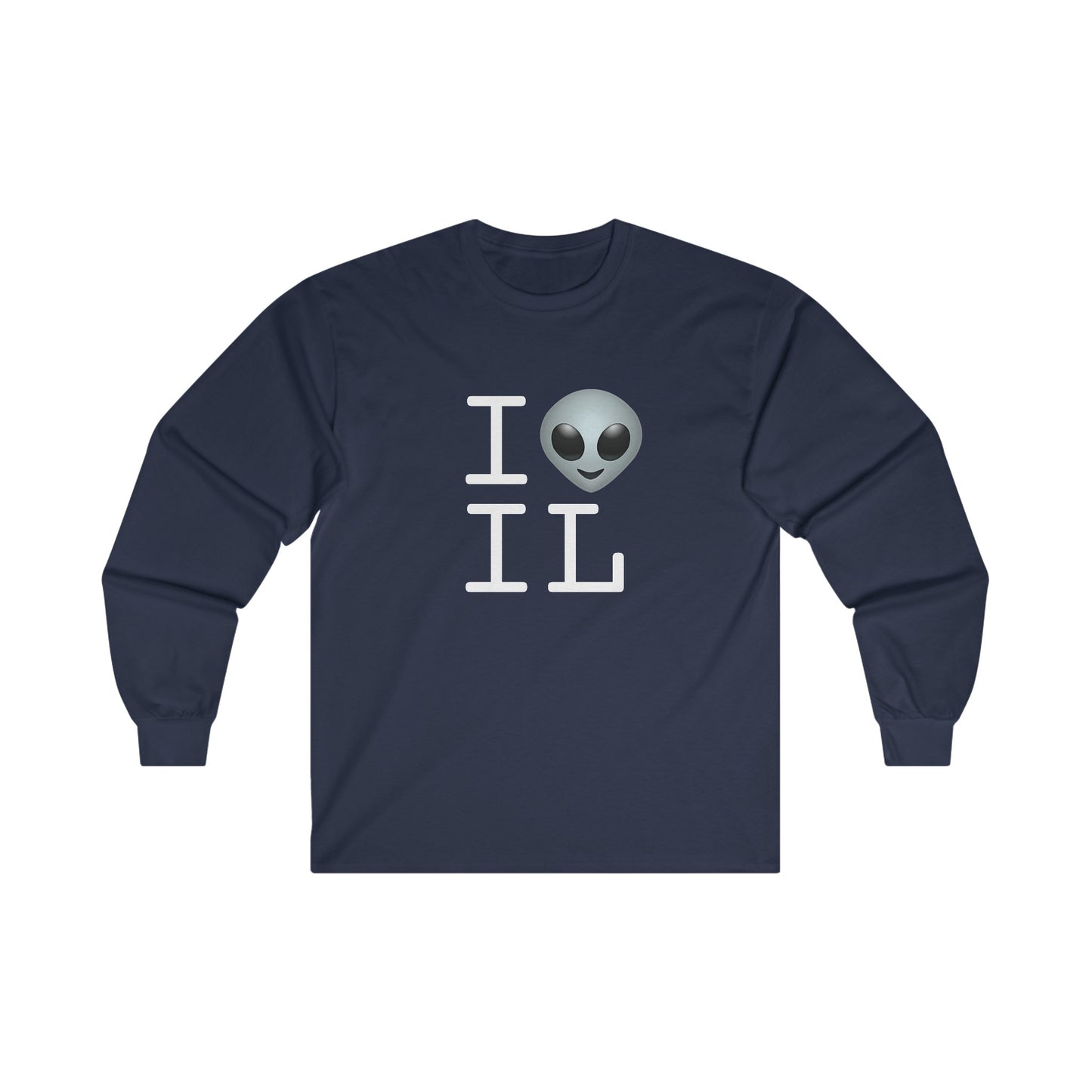 "I Feel Alien in Illinois" Long Sleeve Shirt