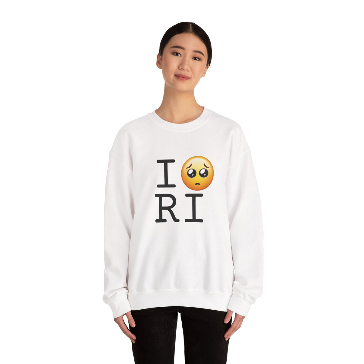 "I'm Begging about Rhode Island" Sweatshirt