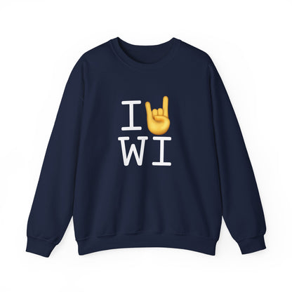 "I Rock On with Wisconsin" Sweatshirt