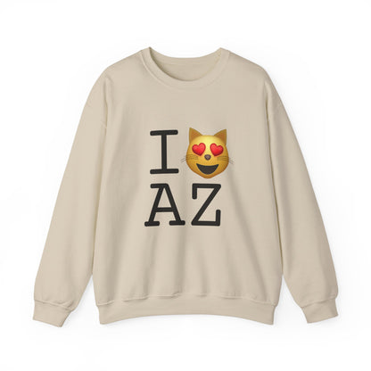 "I'm a Cat that Loves Arizona" Sweatshirt