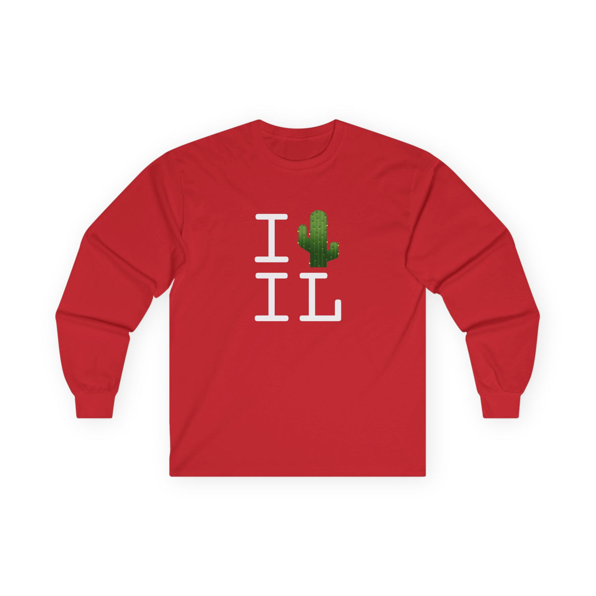"I Cactus Illinois" Long Sleeve Shirt