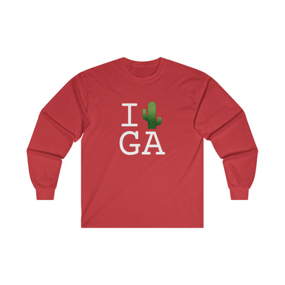 "I Cactus Georgia" Long Sleeve Shirt