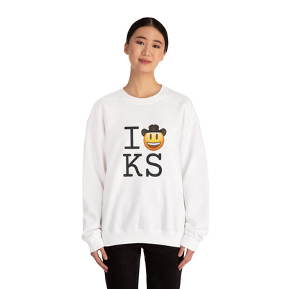 "I'm a Cowboy or Cowgirl in Kansas" Sweatshirt