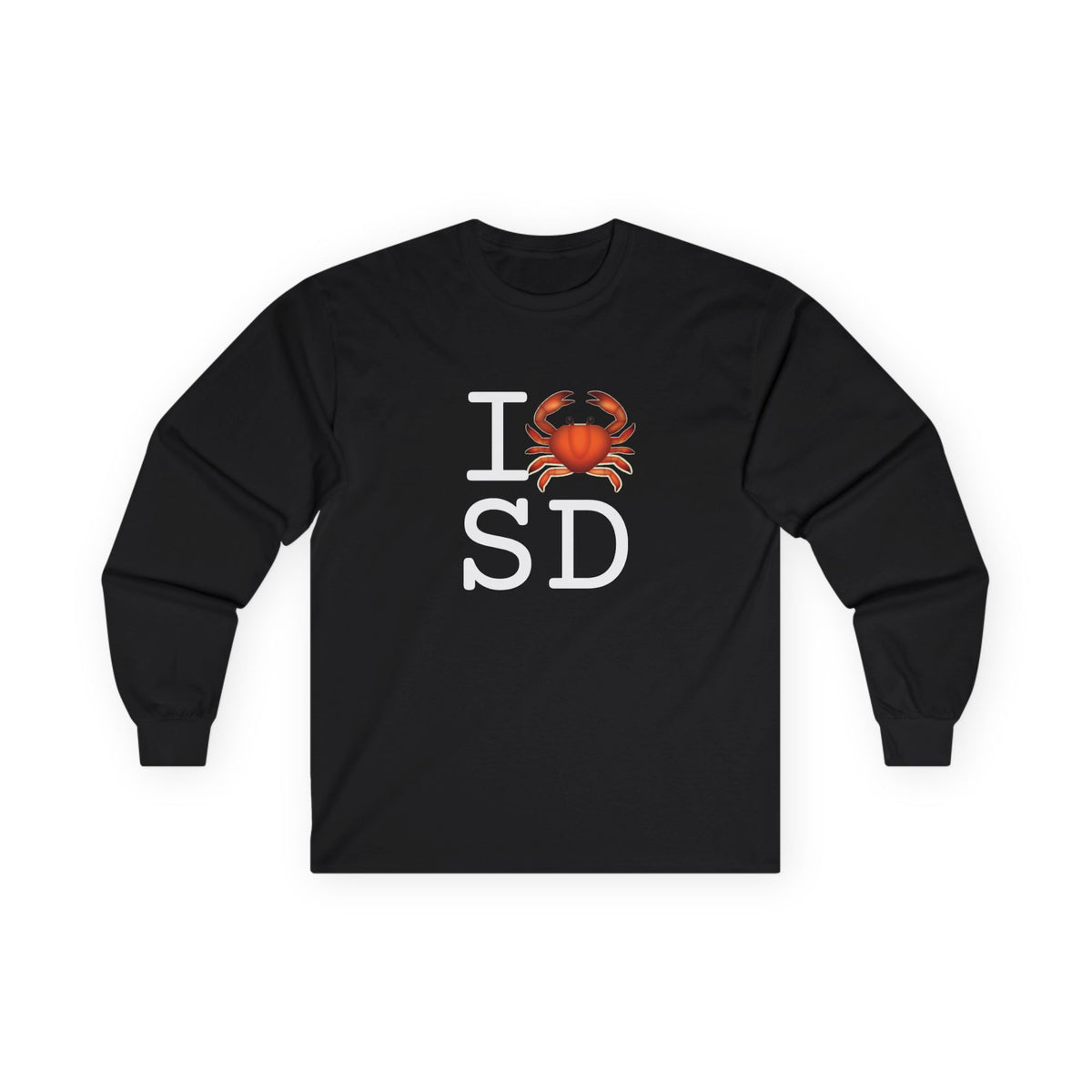 "I Crab South Dakota" Long Sleeve Shirt