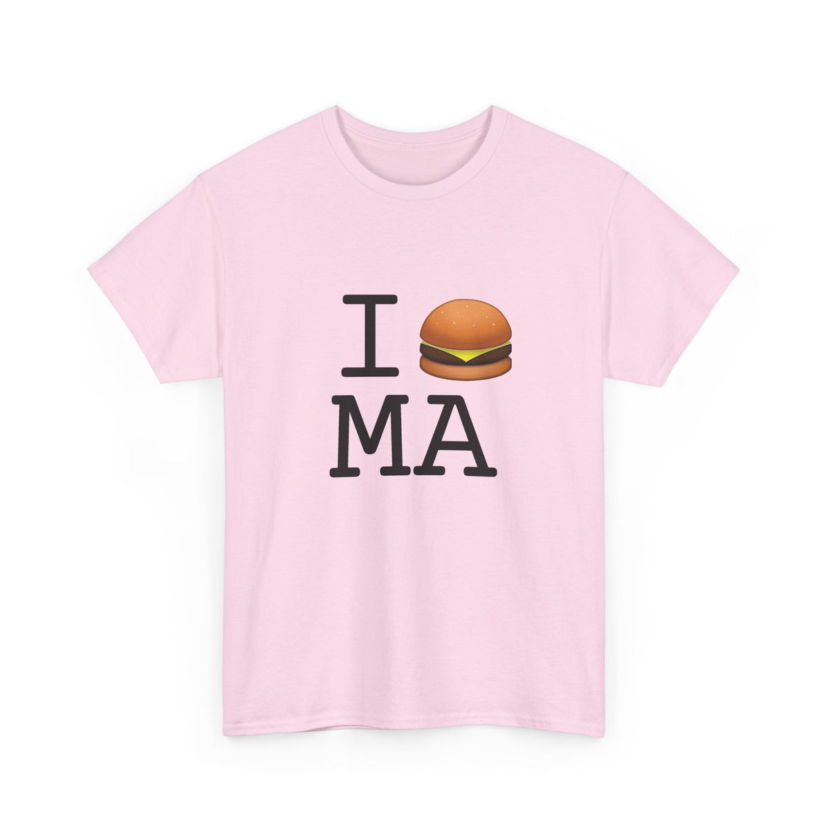 "I Cheeseburger Massachusetts" Tee