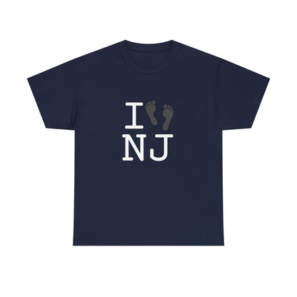 "I leave Footsteps in New Jersey" Tee