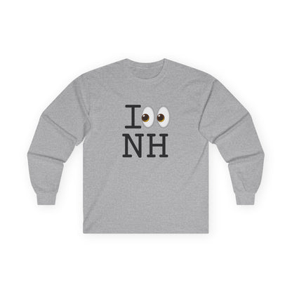 "I Look at New Hampshire" Long Sleeve Shirt