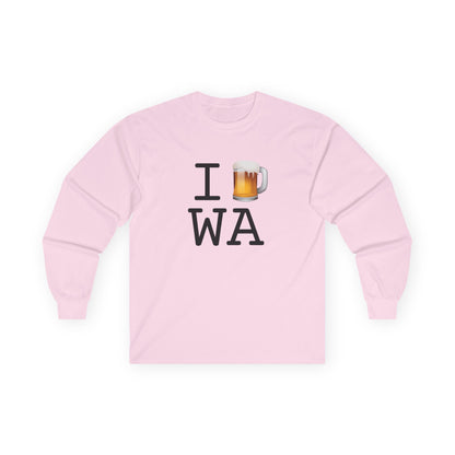"I Beer Washington" Long Sleeve Shirt