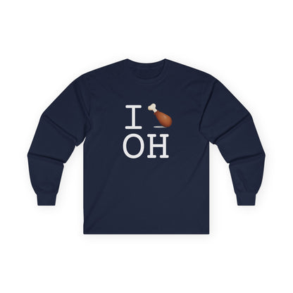 "I Chicken Drumstick Ohio" Long Sleeve Shirt