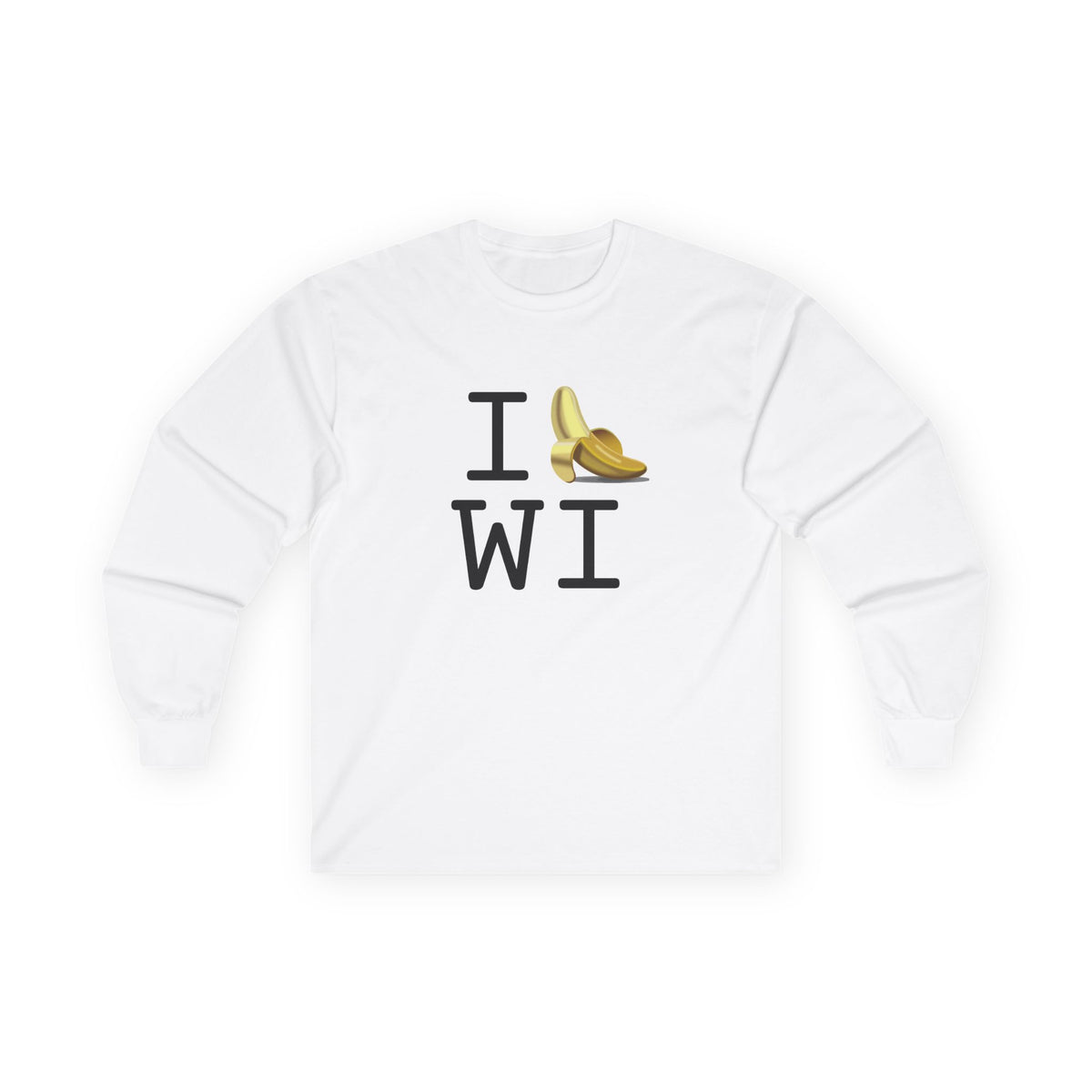 "I'm Bananas about Wisconsin" Long Sleeve Shirt