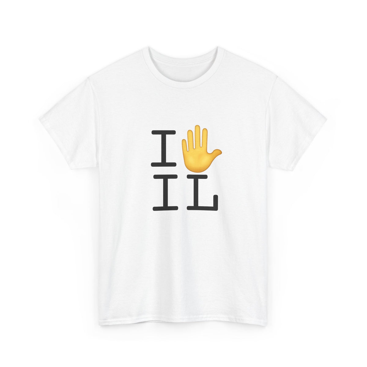 "I Stop (Raised Hand) Illinois" Tee