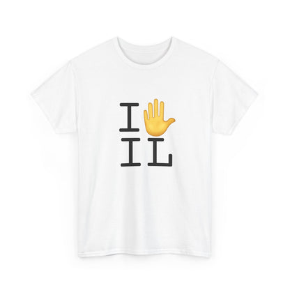 "I Stop (Raised Hand) Illinois" Tee