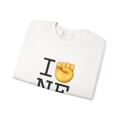 "I Raise my Fist with Nebraska" Sweatshirt