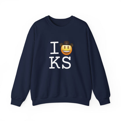 "I'm a Cowboy or Cowgirl in Kansas" Sweatshirt