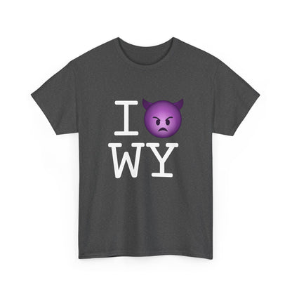 "I'm an Angry Devil about Wyoming" Tee